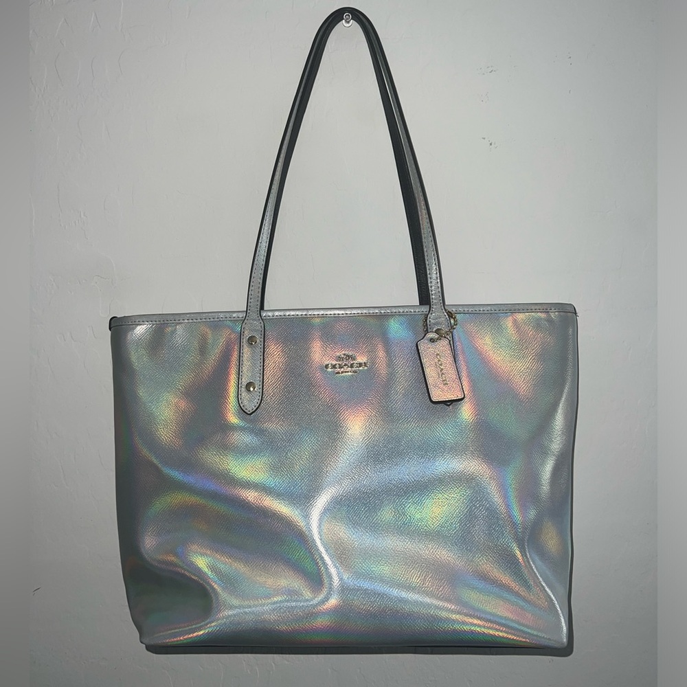 Coach Holographic Tote Bag